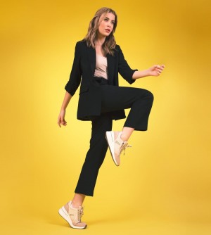 Adidasi Dama Anekke Peace & Love Wedge Sneakers | 6184-OKUEA