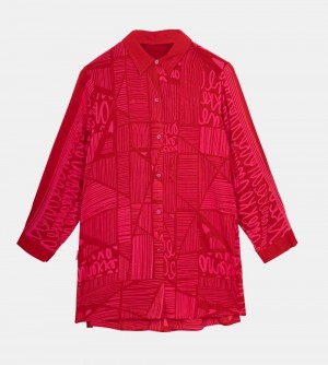 Camasa Dama Anekke Fashion Red Shirt | 6798-AQPOB