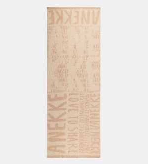 Esarfa Dama Anekke Beige Logomania Scarf. | 1059-GOFTB
