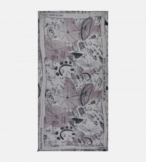 Esarfa Dama Anekke Palette Grey Scarf | 9534-VMCGL