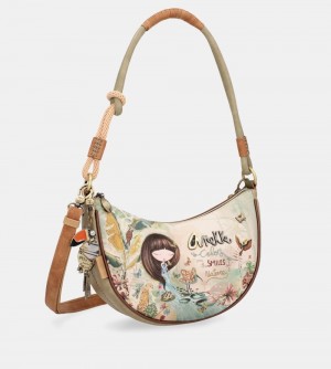 Geanta De Umar Dama Anekke Amazonia Oval Crossbody Bag Plus Messenger Bag | 3607-QDBPL