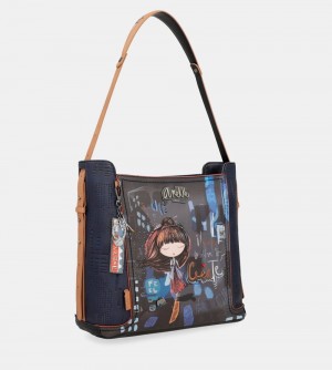 Geanta De Umar Dama Anekke Contemporary Large Shoulder Bag | 5163-LJDSY