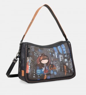 Geanta De Umar Dama Anekke Contemporary Shoulder Bag With Shoulder Strap | 6370-LECWQ