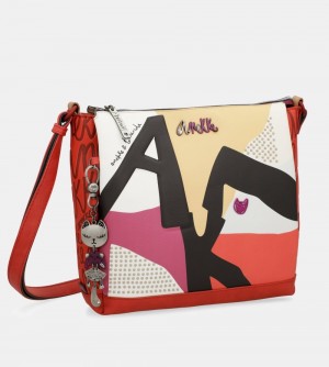 Geanta De Umar Dama Anekke Fashion 3-compartment Crossbody Bag | 1790-RCXAK