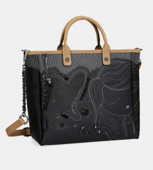 Geanta De Umar Dama Anekke Studio Navy Blue Tote | 1036-POUMS