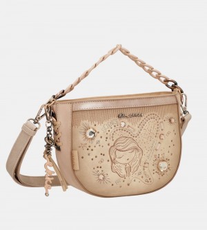 Geanta De Umar Dama Anekke Studio Nude Oval Crossbody Bag | 9432-BUNXF