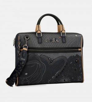 Genți Pentru Documente Dama Anekke Studio Navy Blue Briefcase | 6917-QAWSP