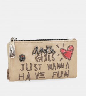 Portofel Dama Anekke Energy Beige Large Wallet | 0946-SVUOR