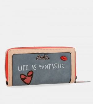 Portofel Dama Anekke Fancy Large Wallet | 6839-XOKEQ