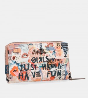 Portofel Dama Anekke Fancy Medium Wallet | 2034-GAOXS