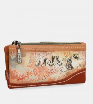 Portofel Dama Anekke Flowers Flexible Large Rfid Wallet | 7896-DSWMU