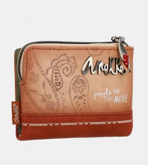 Portofel Dama Anekke Flowers Small Rfid Wallet | 9036-DZASC