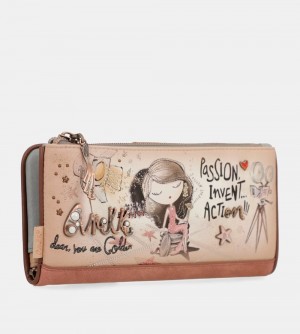 Portofel Dama Anekke Hollywood Flexible Large Rfid Wallet | 2754-JNXOB