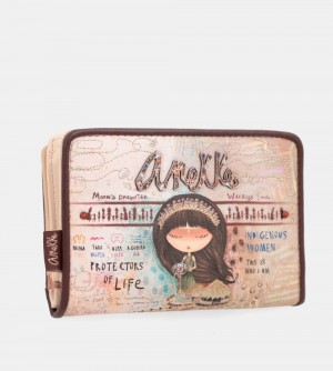 Portofel Dama Anekke Menire Medium Rfid Wallet | 8932-IFEPJ