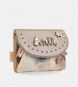 Portofel Dama Anekke Stars Coin Purse With Flap | 3594-GZKDN