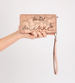 Portofel Dama Anekke Studio Nude Large Rfid Wallet | 9328-JODTN