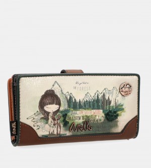Portofel Dama Anekke The Forest Large Wallet | 4560-NLEGR