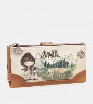 Portofel Dama Anekke The Forest Wallet With Card Holder Flexible Material The Forest | 5314-FZKDB