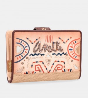 Portofel Dama Anekke Tribe Medium Ethnic Print Rfid Wallet | 4518-SHXIB