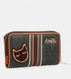 Portofel Dama Anekke Urban Green Medium Wallet | 6589-NBFER