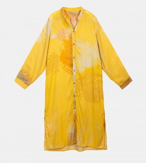 Rochie Dama Anekke Yellow Shirt Dress | 1062-CJDUH