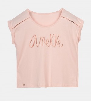 Tricouri Dama Anekke Pink T-shirt | 1395-LBXQP